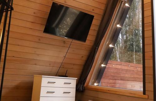 A-frame дома, баня со скидкой до 30% в эко-отеле "4 сезона"